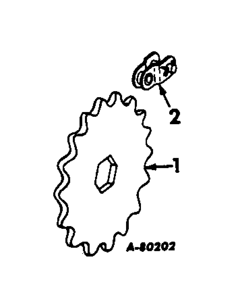 Схема запчастей Case IH 455 - (G-10) - ROTOR DRIVE SPROCKET 18 TEETH ATTACHMENT 