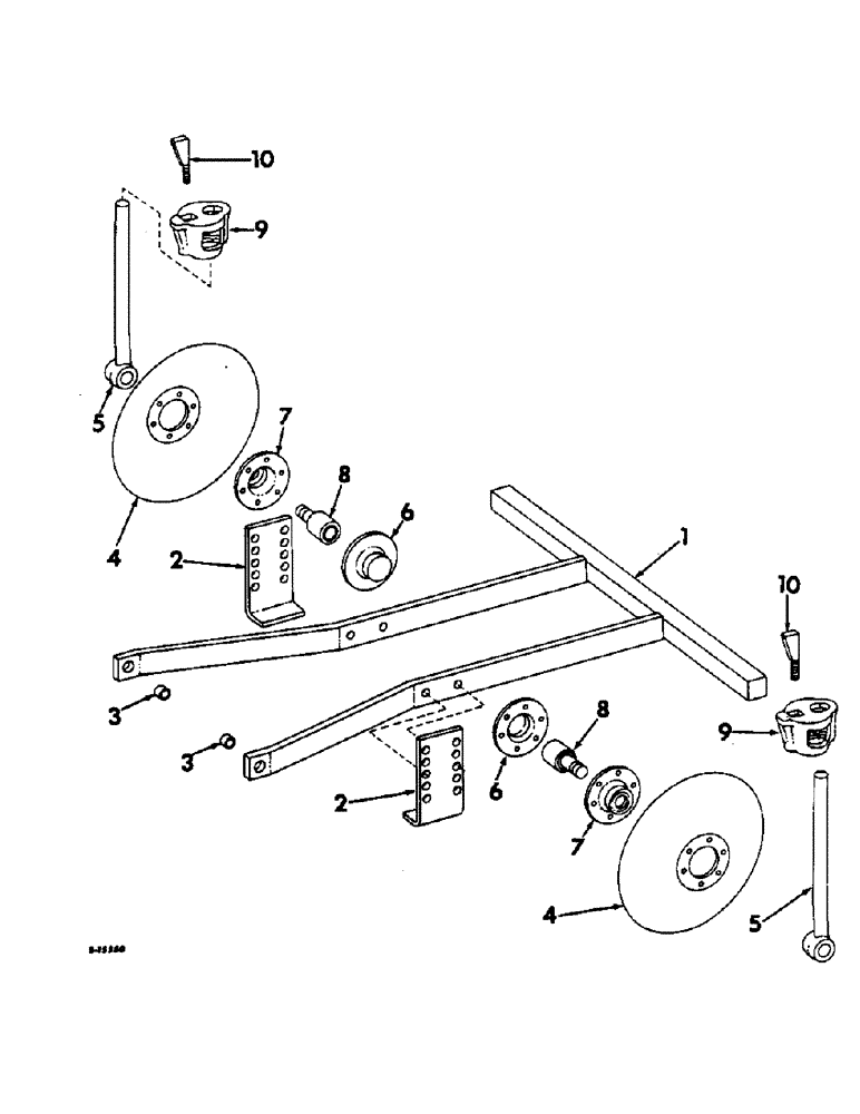 Схема запчастей Case IH 90 - (R-31) - CAPPING DISK FRAME AND DISK, ONE PER ROW 