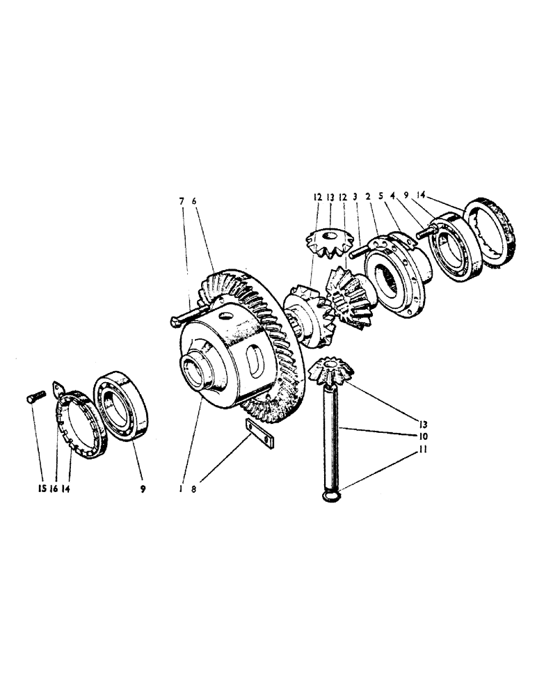 Схема запчастей Case IH 780 - (034) - DIFFERENTIAL Gearbox