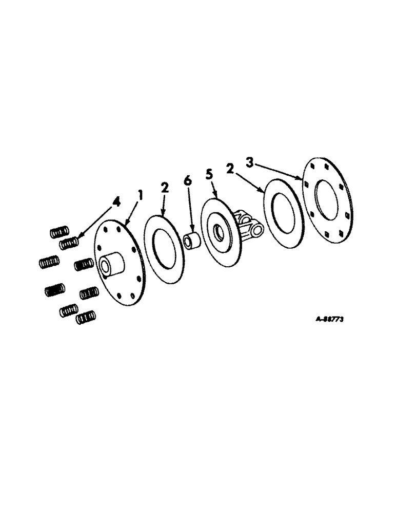 Схема запчастей Case IH 711 - (R-09[A]) - SLIP CLUTCH 