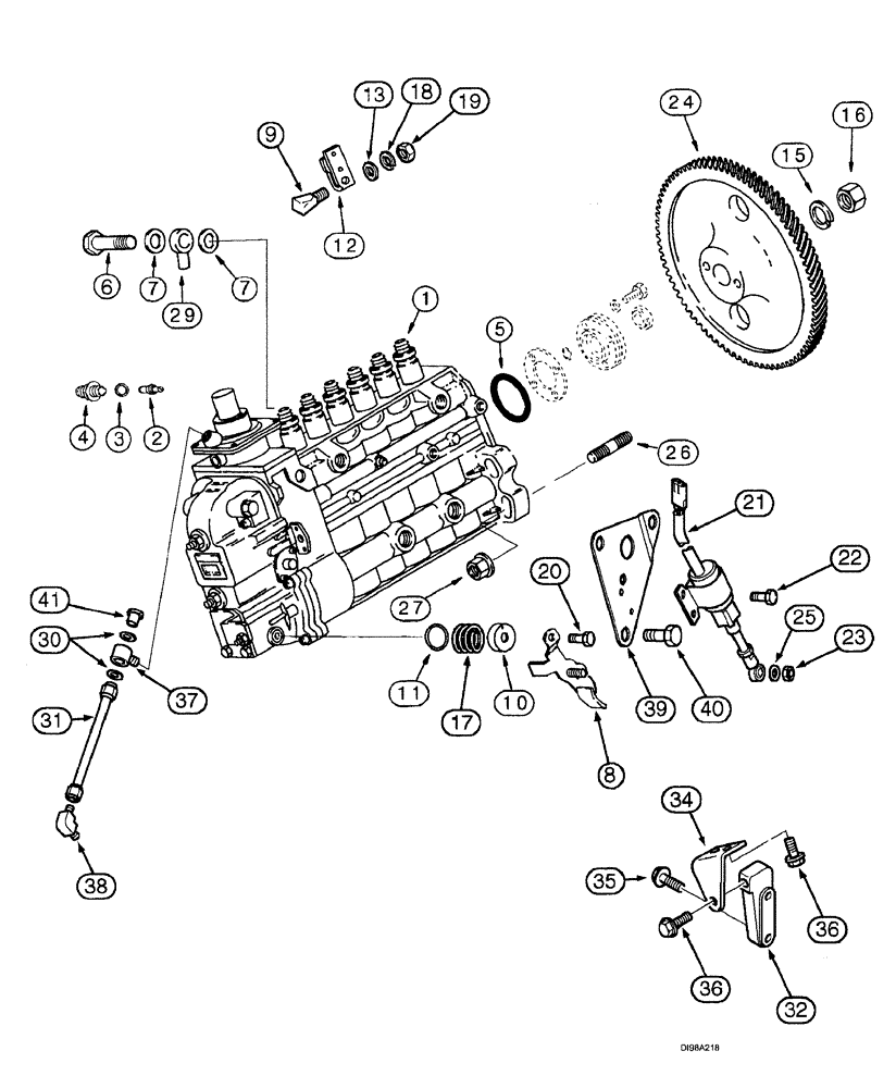 Схема запчастей Case IH SPX3150 - (082) - ENGINE, FUEL INJECTION PUMP, SPX3185 (10) - ENGINE