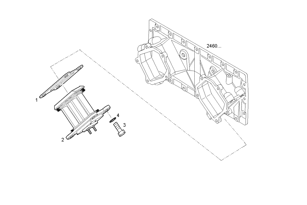 Схема запчастей Case IH FVAE2884X B200 - (3670.000) - HAND STARTER SETTINGS 