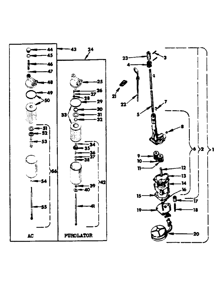 Схема запчастей Case IH B275 - (028) - DIESEL ENGINE, LUBRICATION SYSTEM (01) - ENGINE