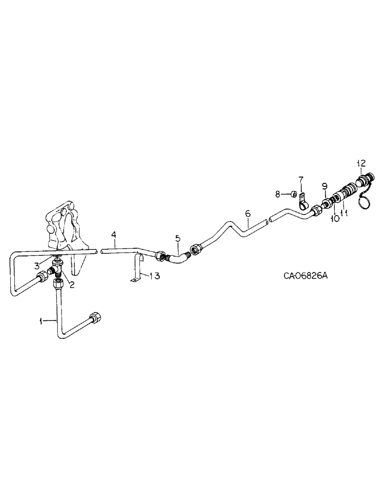 Схема запчастей Case IH 6788 - (10-45) - HYDRAULICS, HYDRAULIC MOTOR RETURN PARTS ACCESSORY (07) - HYDRAULICS