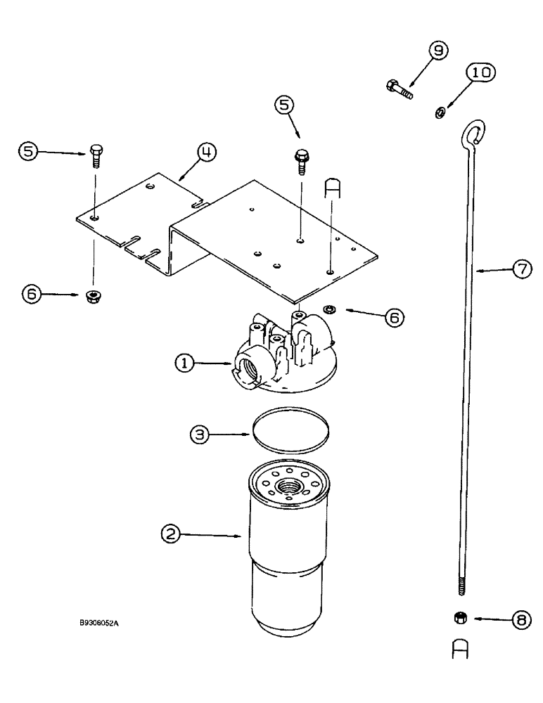 Схема запчастей Case IH 1688 - (8-08) - HYDRAULIC SYSTEM RETURN FILTER, RETURN FILTER MOUNTING (07) - HYDRAULICS