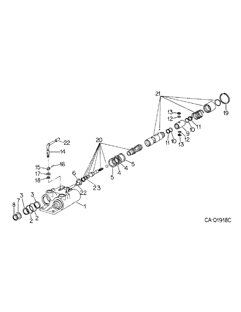 Схема запчастей Case IH 1586 - (10-47) - HYDRAULIC, FEMALE COUPLER (07) - HYDRAULICS