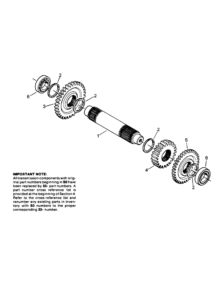 Схема запчастей Case IH 9110 - (04-72) - COMPOUND SHAFT (04) - Drive Train