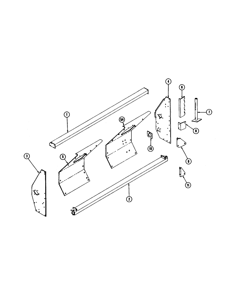 Схема запчастей Case IH 303 - (26) - TOOL BAR, 2 ROW (58) - ATTACHMENTS/HEADERS