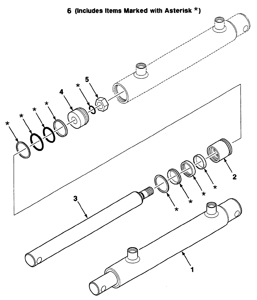 Схема запчастей Case IH 325 - (8-36) - HYDRAULIC CYLINDER ASSEMBLY - REEL (MASTER) (35) - HYDRAULIC SYSTEMS