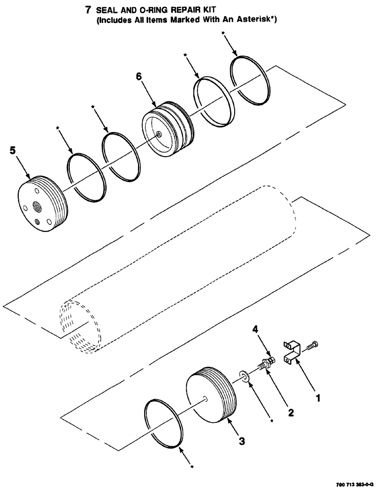 Схема запчастей Case IH 8860 - (08-38) - HYDRAULIC ACCUMULATOR ASSEMBLY (35) - HYDRAULIC SYSTEMS