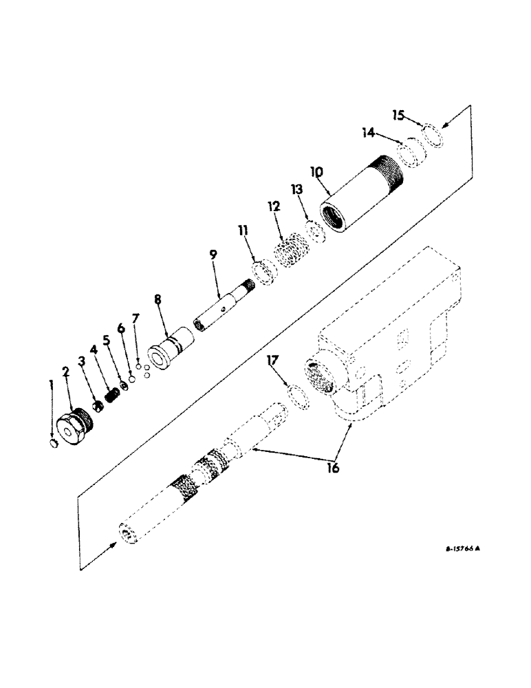 Схема запчастей Case IH 110 - (C-27) - VALVE DETENT ATTACHMENT 