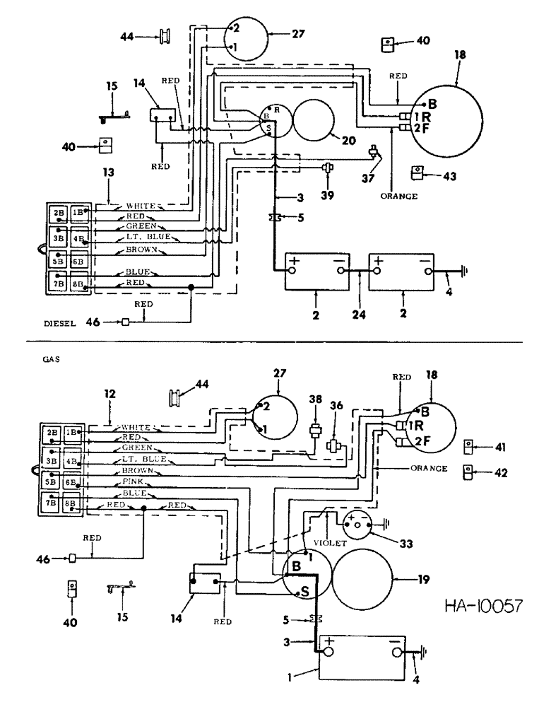 Схема запчастей Case IH 5000 - (08-07) - ELECTRICAL, ELECTRICAL SYSTEM, FOR USE ON 5000 WINDROWERS PRIOR TO SERIAL NUMBER 1001 (06) - ELECTRICAL