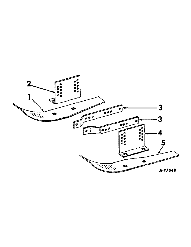 Схема запчастей Case IH 455 - (G-17[A]) - NARROW GAUGE SHOE, 7-1/2 INCH WIDE 