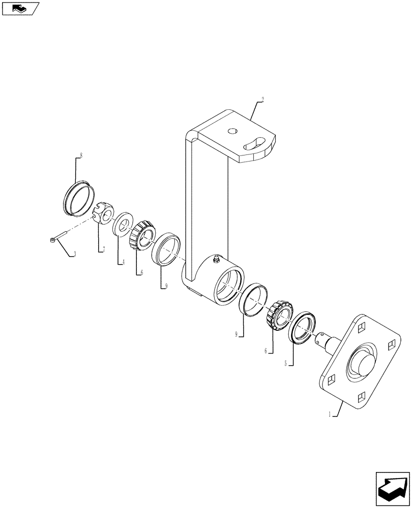 Схема запчастей Case IH 940 - (75.200.02) - 18" ARM ASSEMBLY (75) - SOIL PREPARATION