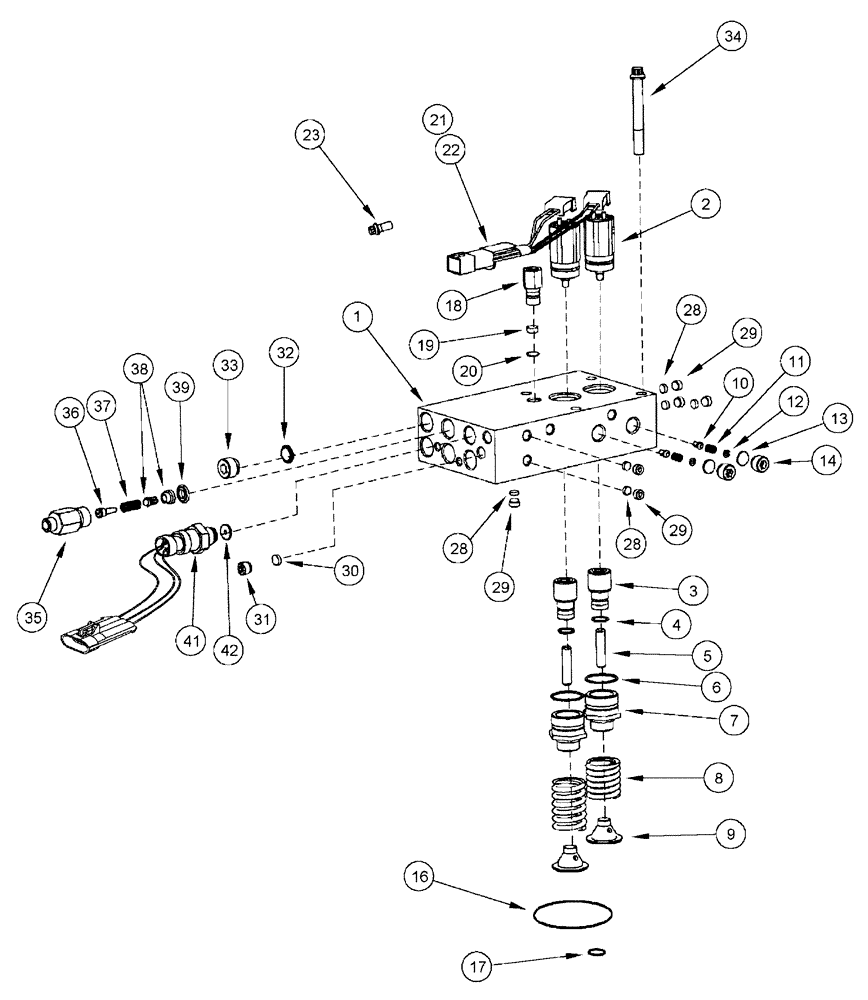 Схема запчастей Case IH FLX4010 - (02-072) - FUEL INJECTION PUMP - ACCUMULATOR KIT, FLX4010 & FLX4510 (01) - ENGINE