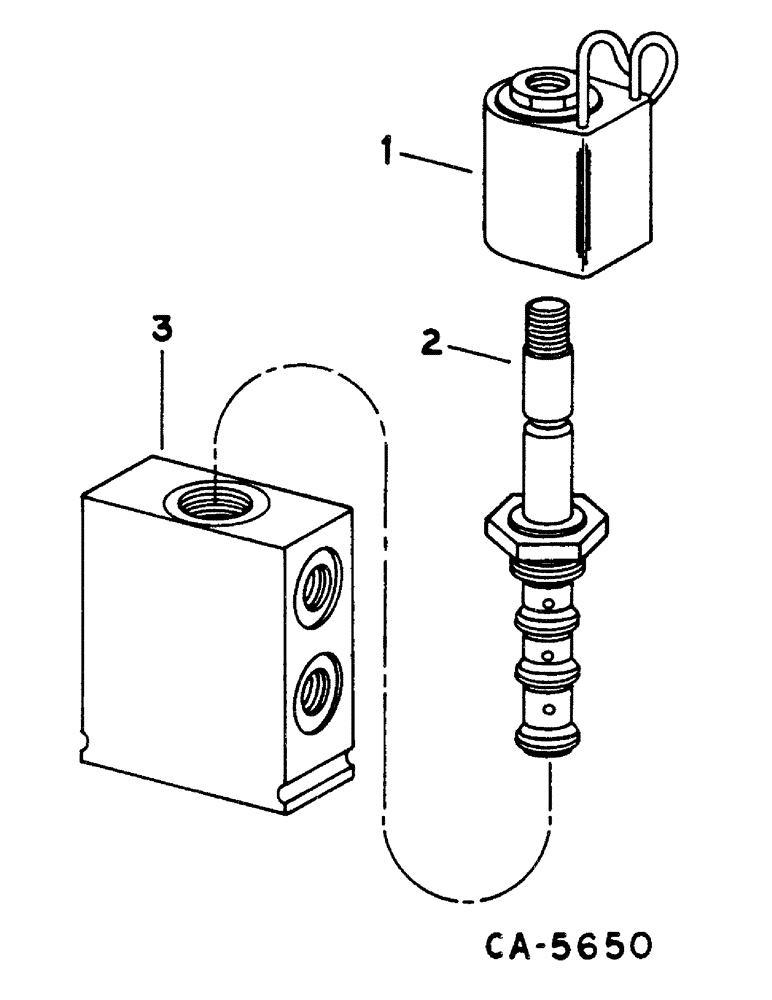 Схема запчастей Case IH 1460 - (10-080) - FEEDER AND SEPARATOR CLUTCH CONTROL VALVE (07) - HYDRAULICS