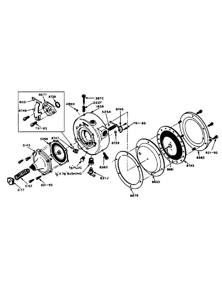 Схема запчастей Case IH DO-SERIES - (056) - 4078AA REGULATOR PARTS (03) - FUEL SYSTEM