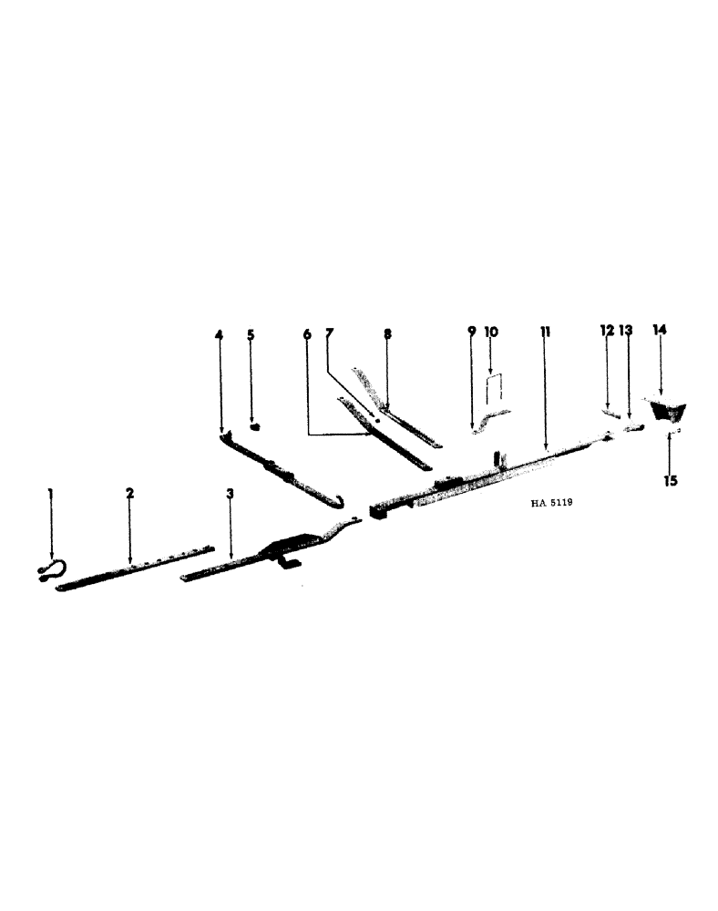 Схема запчастей Case IH 120 - (02-04) - HITCH ASSEMBLY 