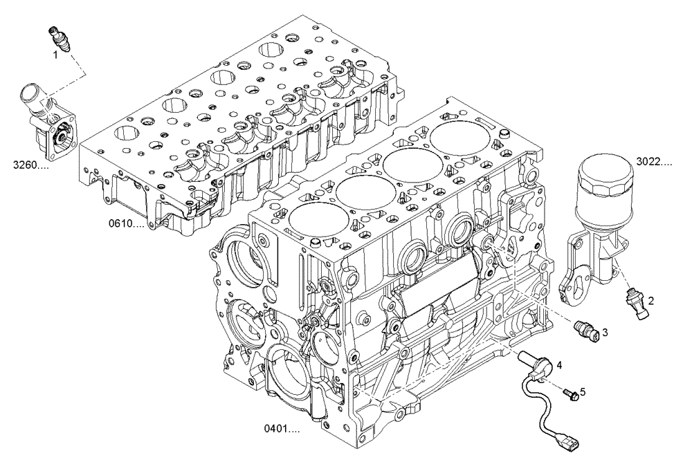 Схема запчастей Case IH F5AE9484A A002 - (7000.009) - DIAGNOSTIC SENSORS 