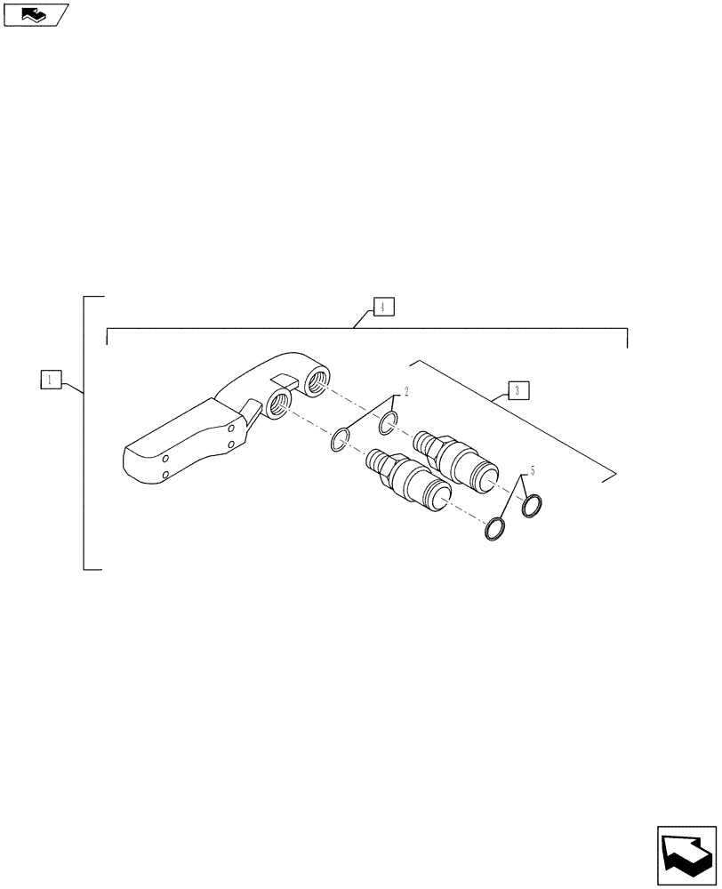 Схема запчастей Case IH PUMA 160 - (88.035.03[02]) - DIA KIT, QUICK COUPLERS GROUP - BREAKDOWN (88) - ACCESSORIES