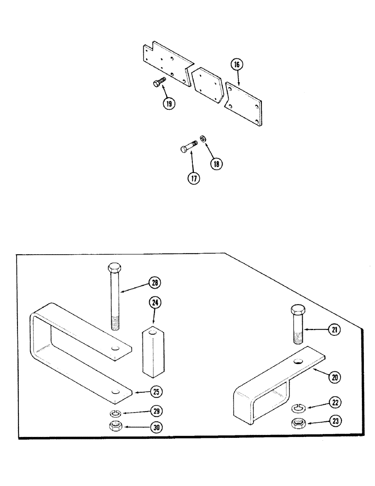 Схема запчастей Case IH 2594 - (9-016) - SIDE RAILS (09) - CHASSIS/ATTACHMENTS