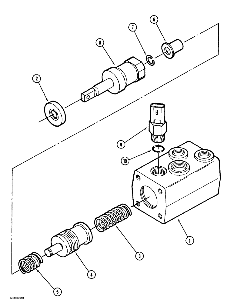 Схема запчастей Case IH 9380 QUADTRAC - (7-006) - BRAKE VALVE ASSEMBLY, P.I.N. JEE0074221 AND AFTER (07) - BRAKES