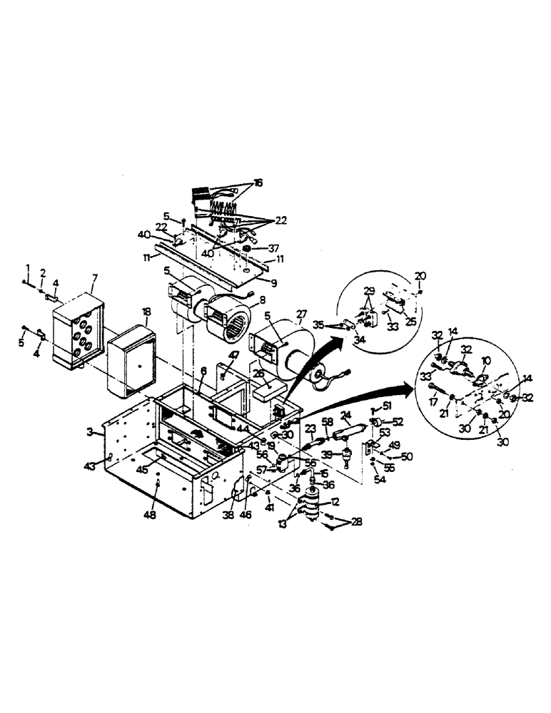 Схема запчастей Case IH 9180 - (03-04) - MODULE ASSEMBLY (03) - Climate Control