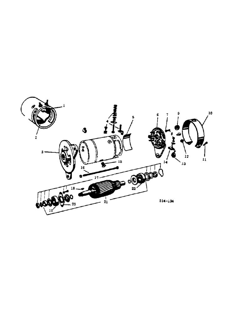 Схема запчастей Case IH 2400 - (08-42) - GENERATOR (06) - ELECTRICAL