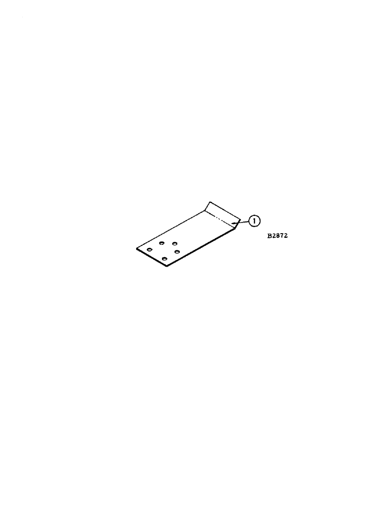 Схема запчастей Case IH 306 - (10[2]) - MOUNTING PARTS, 1665 COMBINE, GRASS DEFLECTOR (58) - ATTACHMENTS/HEADERS