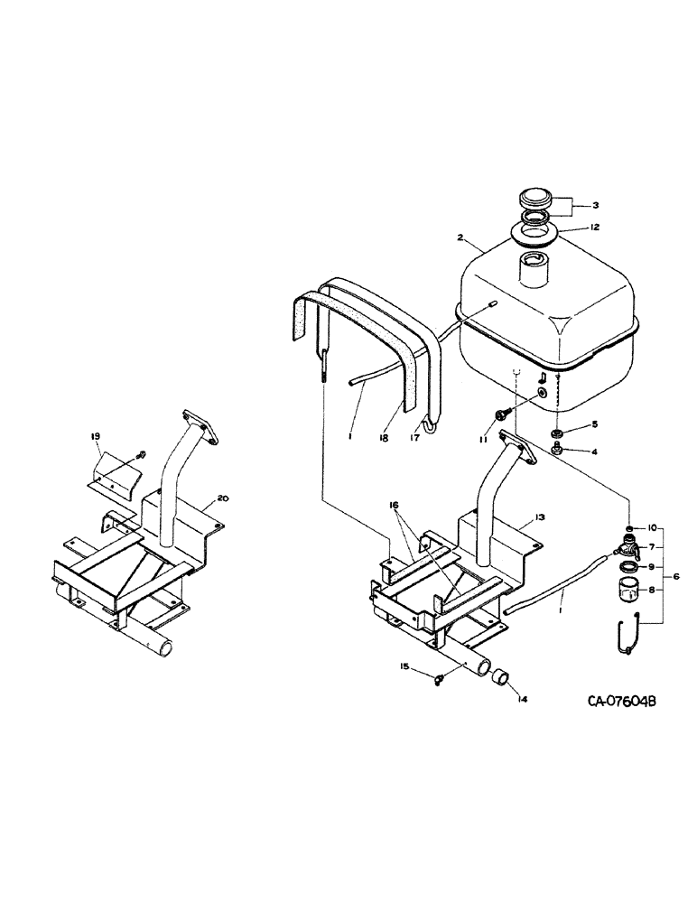 Схема запчастей Case IH 274 - (12-35) - POWER, DIESEL ENGINE, NISSAN, FUEL TANK AND PIPING Power