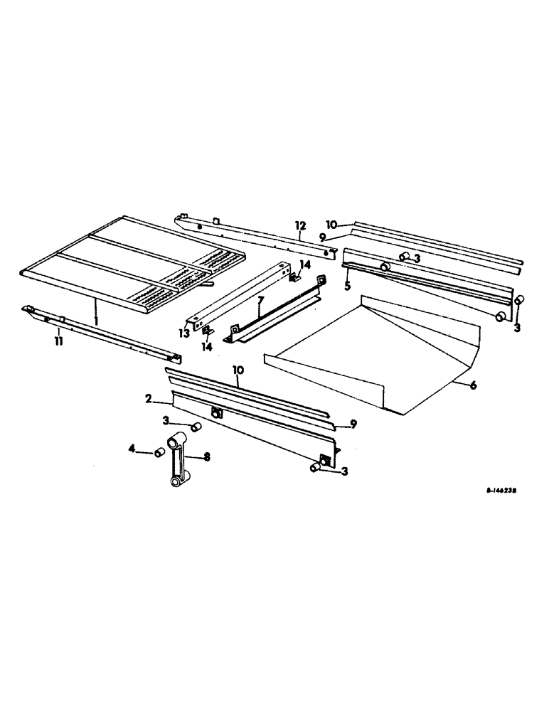 Схема запчастей Case IH 915 - (R-54) - SEPARATOR, SHOE AND SHOE SIEVE Separation