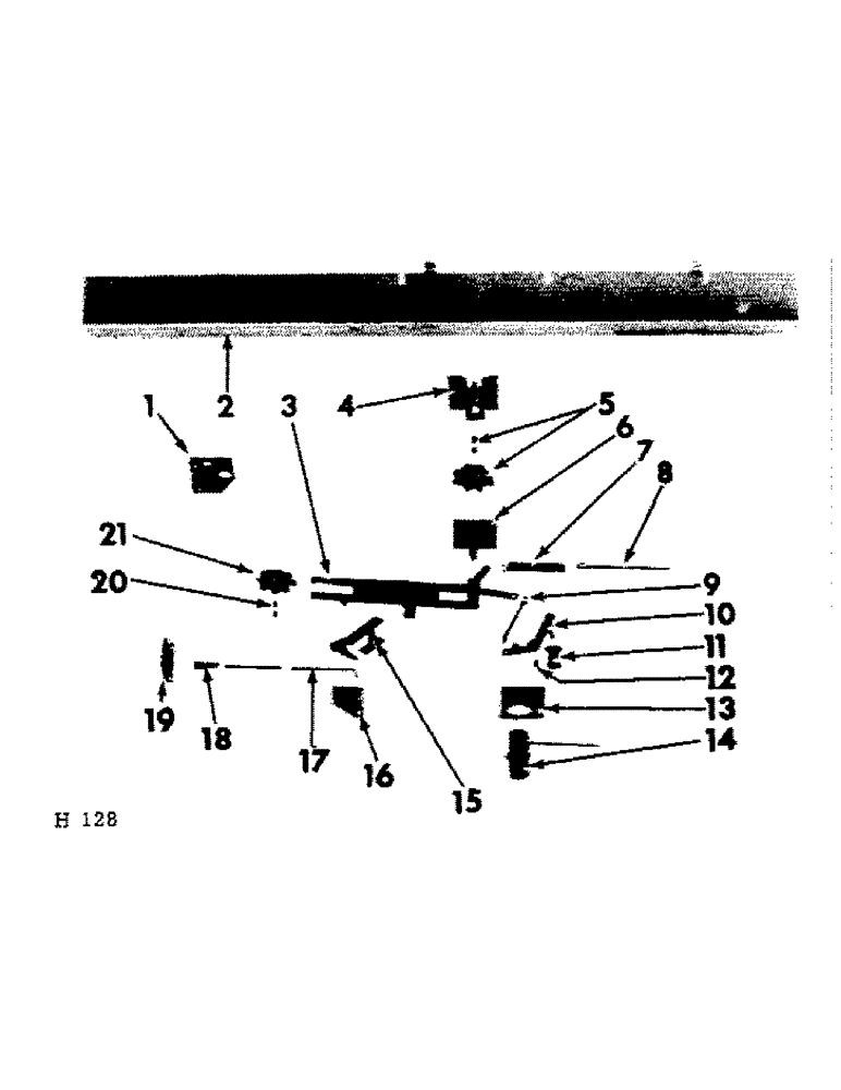 Схема запчастей Case IH 101 - (B-17) - DECLUTCH CHAIN MECHANISM, REGULAR 1966 AND SINCE 