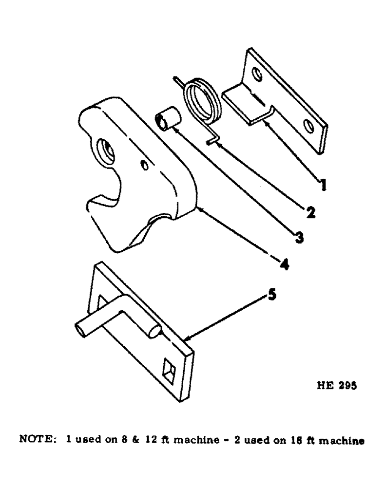 Схема запчастей Case IH 300 - (10-29) - FERTILIZER HOPPER LID FASTENER 