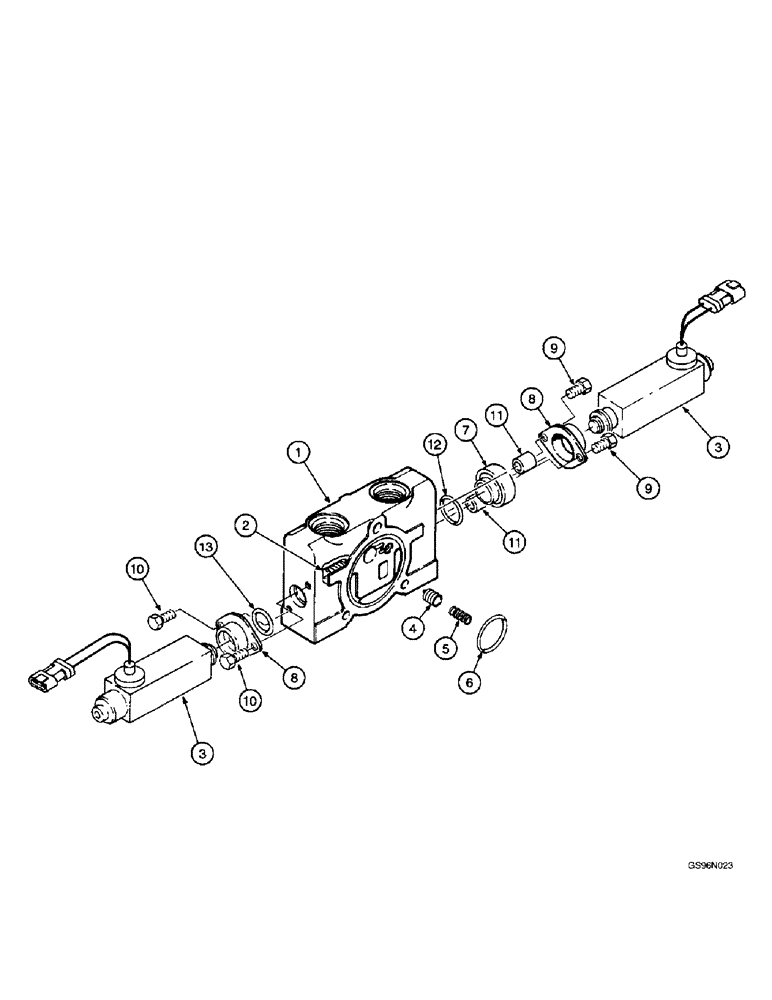 Схема запчастей Case IH L700 - (8-42) - VALVE SECTION (08) - HYDRAULICS