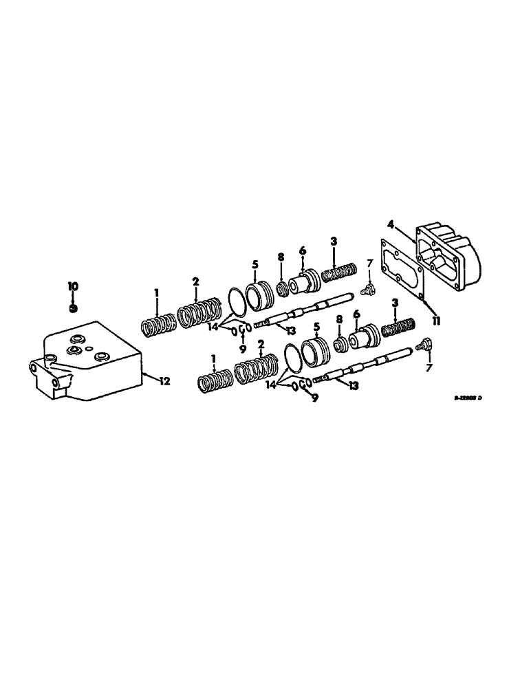 Схема запчастей Case IH 21026 - (04-04) - BRAKES, POWER BRAKE VALVE (5.1) - BRAKES