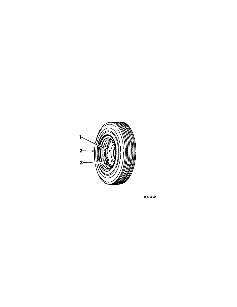 Схема запчастей Case IH 230 - (15-2[B]) - WHEELS AND TRACTION, WHEEL - REAR (DUAL CASTER) Wheels & Traction