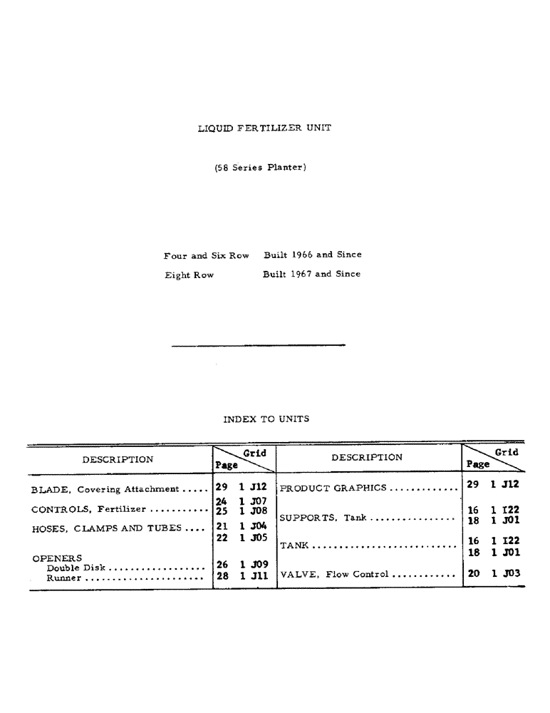 Схема запчастей Case IH LIQUID - (B-15) - 58 LIQUID FERTILIZERS, LIQUID FERTILIZER UNIT 