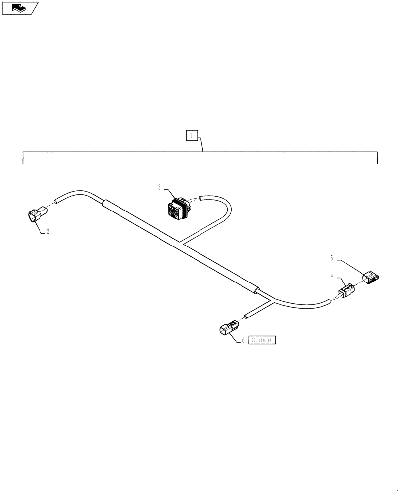 Схема запчастей Case IH 810 - (55.100.17) - PUMP DETECT HARNESS, 810 FLEX-AIR (55) - ELECTRICAL SYSTEMS