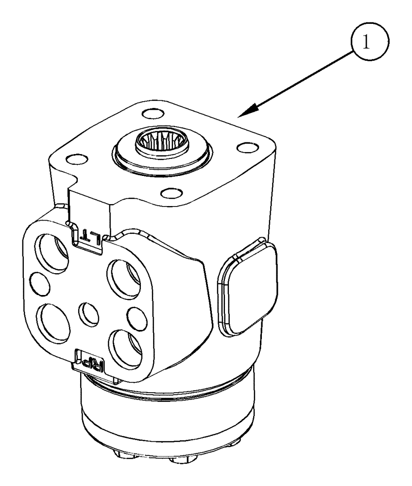 Схема запчастей Case IH 2388 - (05-05) - PUMP ASSY - STEERING HAND ASN JJC0268800 (11) - TRACKS/STEERING