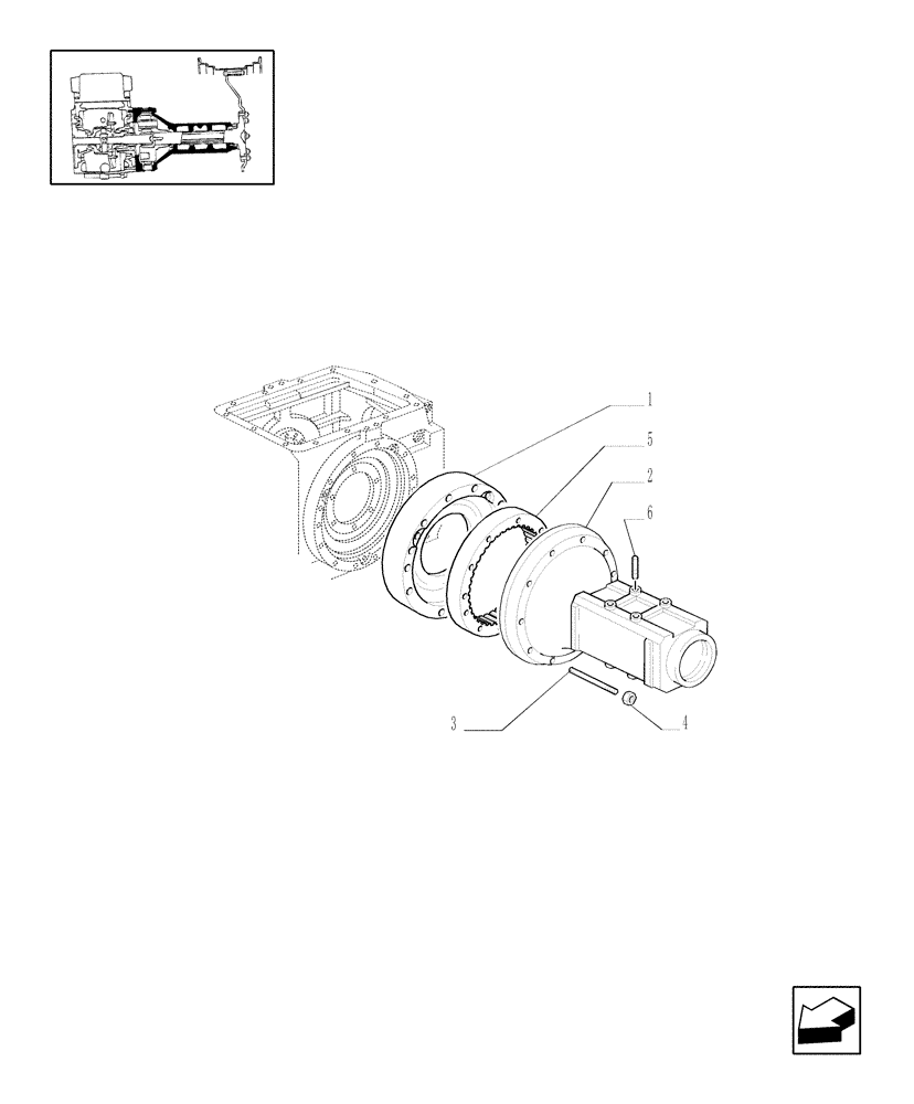 Схема запчастей Case IH MXU110 - (1.48.0[01]) - SIDE REDUCTION UNIT (FINAL DRIVE) HOUSING AND COVERS (05) - REAR AXLE