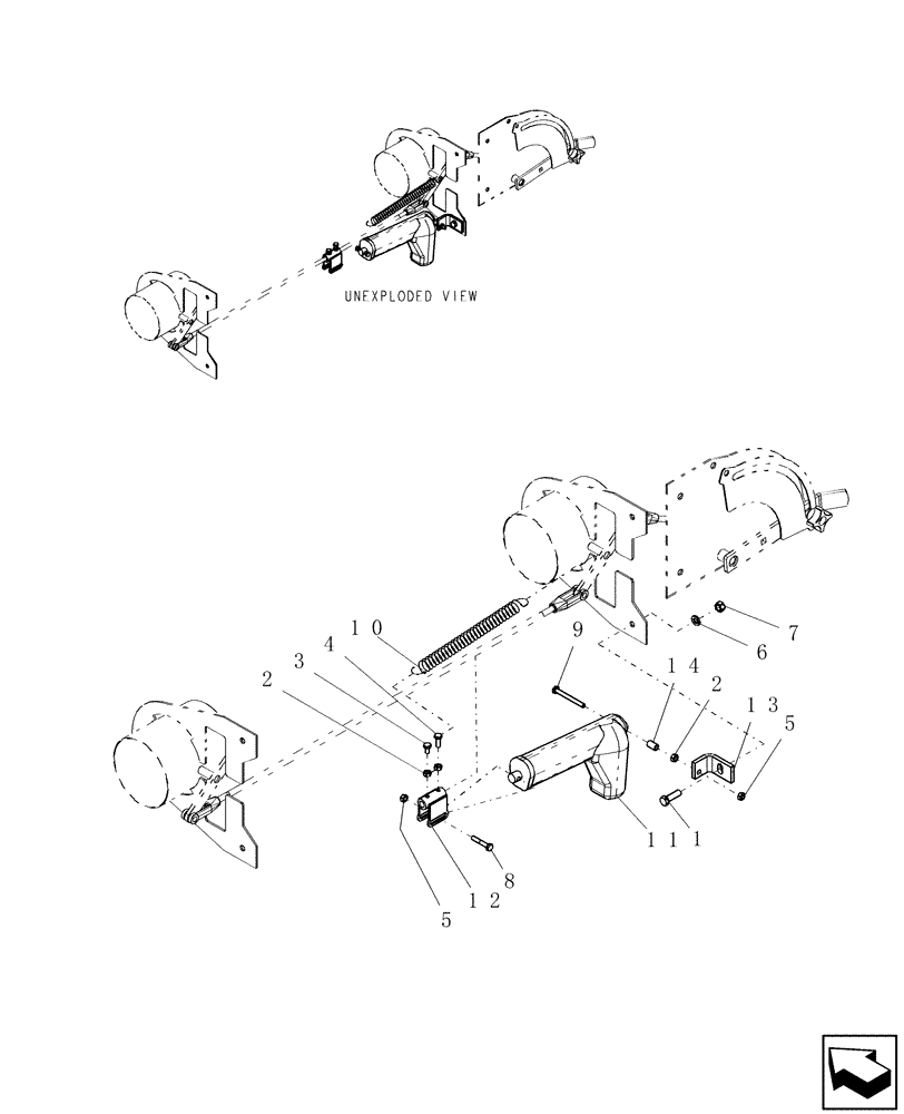 Схема запчастей Case IH ADX2180 - (L.10.E[14]) - AIR CONTROL OPTION - THIRD TANK L - Field Processing