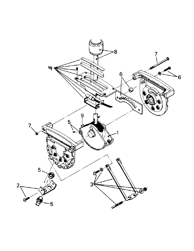 Схема запчастей Case IH PTA310 - (01-44A) - TRANSMISSION CONTROLS, PTA 251, 270, 280, 310 & 325, JUNE 82 (10) - CAB