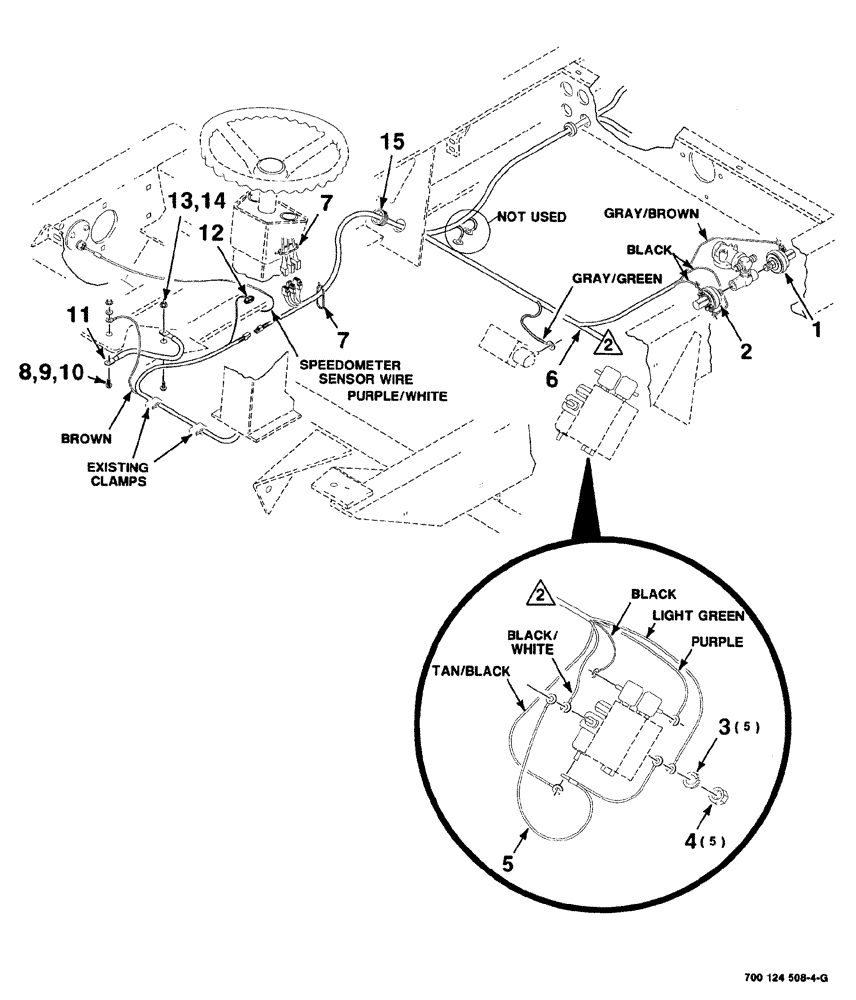 Схема запчастей Case IH 8840 - (04-008) - ENGINE WIRING ASSEMBLY (FRONT) (55) - ELECTRICAL SYSTEMS