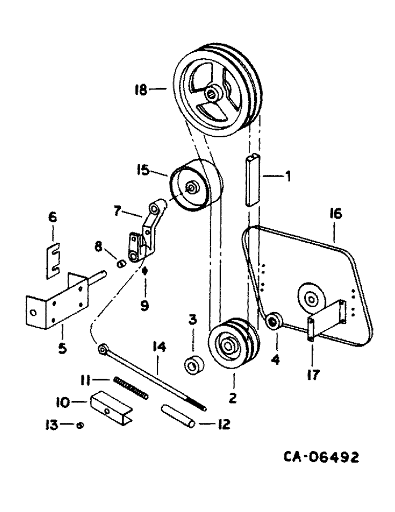 Схема запчастей Case IH 1440 - (20-17) - SEPARATOR, STRAW CHOPPER DRIVE Separation