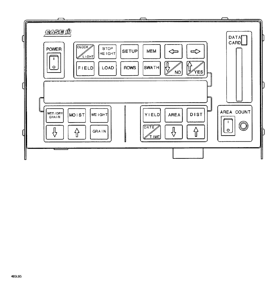 Схема запчастей Case IH AFS - (02-06) - PACKAGES AND KITS - YIELD MONITOR (1688 COMBINES) (88) - ACCESSORIES