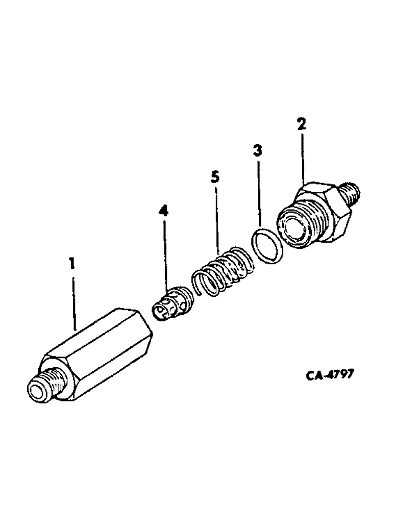 Схема запчастей Case IH 6388 - (10-13) - HYDRAULICS, VALVE, OIL COOLER BY-PASS (07) - HYDRAULICS