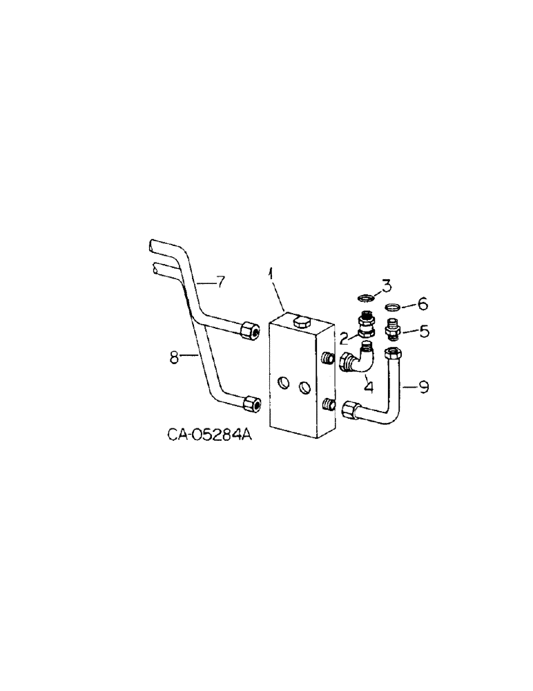 Схема запчастей Case IH 6388 - (10-40[A]) - HYDRUALICS, ALTERNATING CHECK VALVE CONNECTIONS (07) - HYDRAULICS