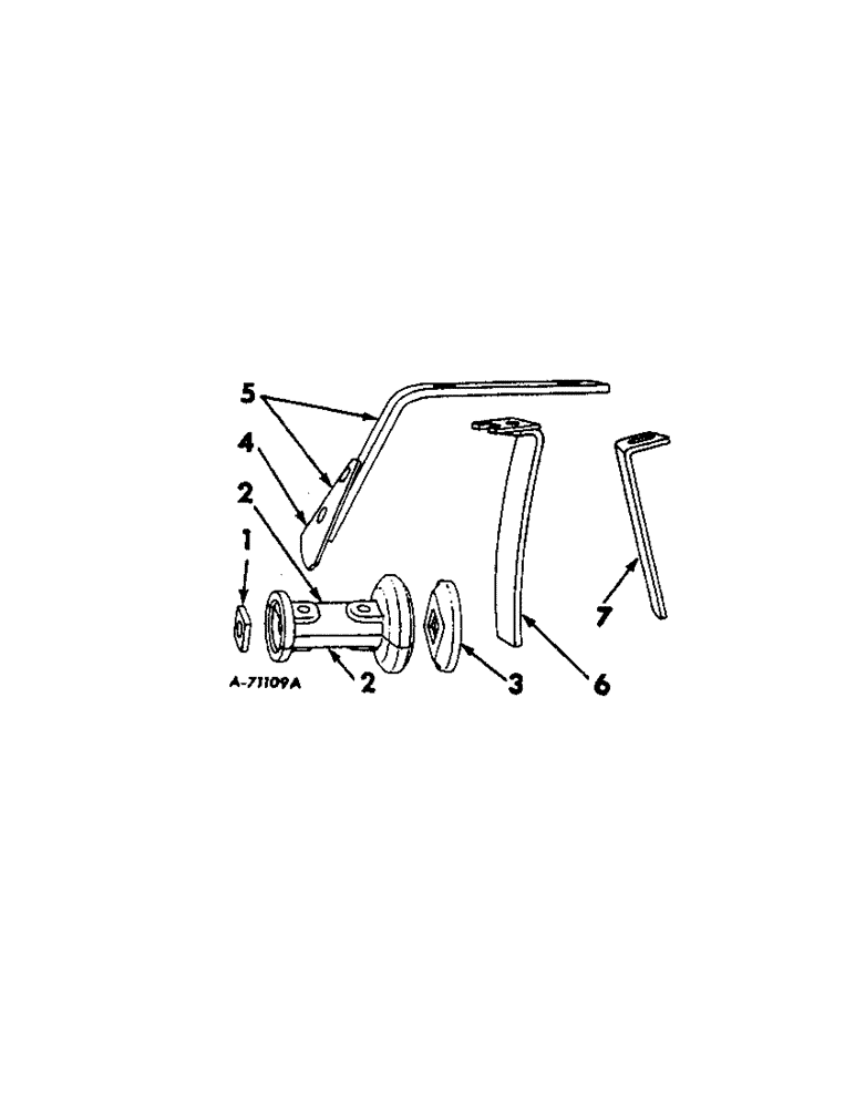 Схема запчастей Case IH 37 - (D-23[A]) - DISK BACK SCRAPER, FILLER DISK SCRAPER FURROW FILLER AND TRASH BAR ATTACHMENTS 