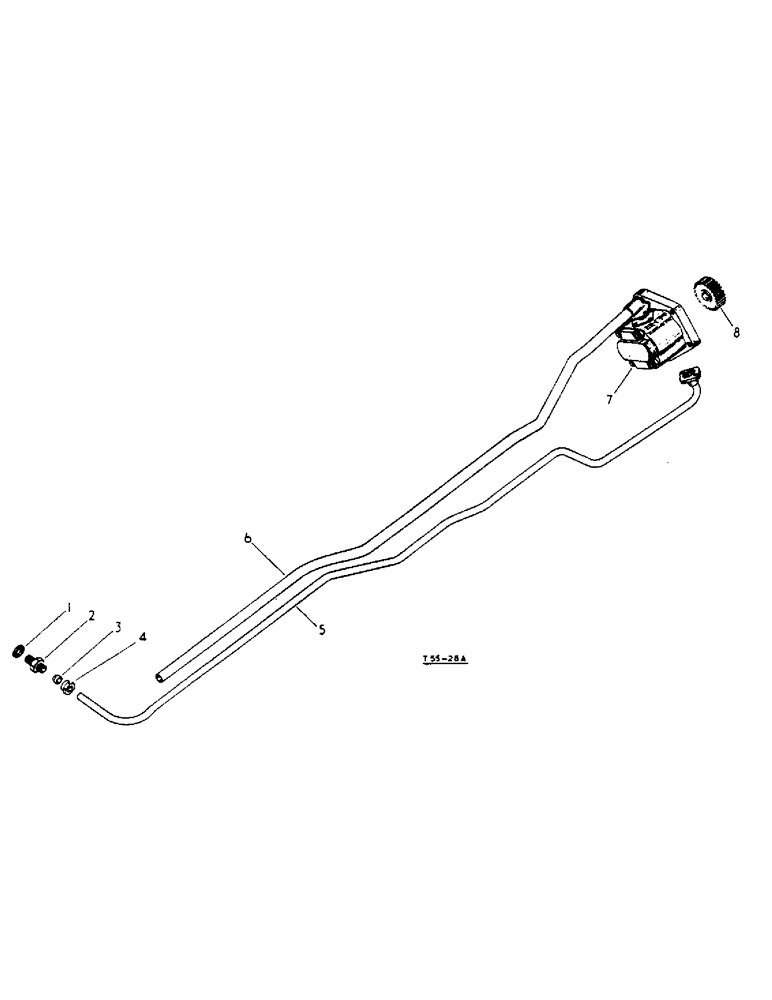 Схема запчастей Case IH 276 - (5-16) - PUMP, SUCTION AND PRESSURE PIPES, HYDRAULIC LIFT ATTACHMENT, VARY TOUCH (08) - HYDRAULICS