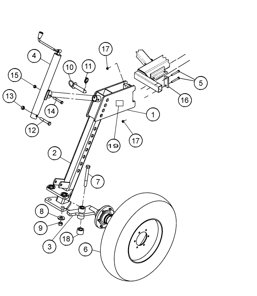 Схема запчастей Case IH RMX370 - (44.100.08[01]) - GAUGE WHEEL PARTS 2009 AND AFTER - 37 FOOT ONLY (44) - WHEELS